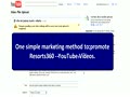 youtube marketing tip for resorts360